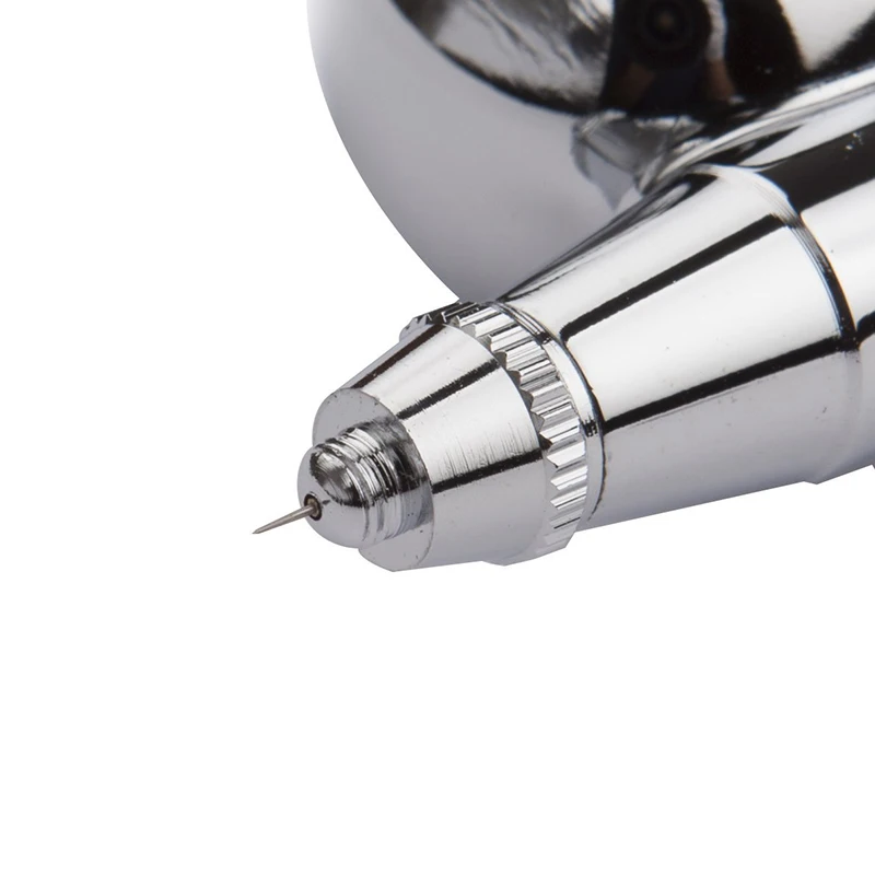 0,3 мм Аерограф с Двойно действие С Подаване на Гравитационната Въздушна четка-Пистолет-пръскачка Комплект За Грим Дизайн Нокти Занаят Татуировка Украса на Тортата