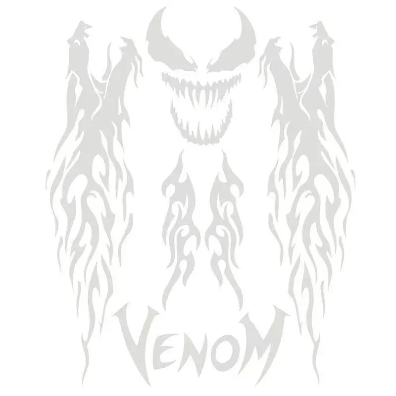 1 бр./лот, модифицирани етикети Venom Motorcycle Бул Fire, Етикети за Скутери, Кран за електрически превозни средства, светлоотразителни стикери за мото Аксесоари