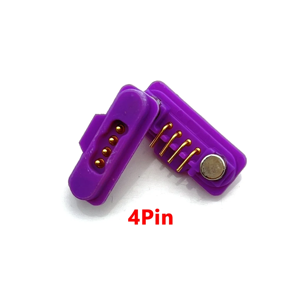 1 чифт 2A 4Pin 5Pin Водоустойчив магнитен конектор dc PogoPin Pogopin Мъжки женски Пружина конектор за пренос на данни за постоянен ток