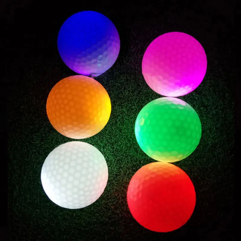 1бр Нажежен Топка за голф Night Light up LED Топка за Голф, за Стрелба на големи разстояния в Тъмната Нощна Спортна Практика UD88