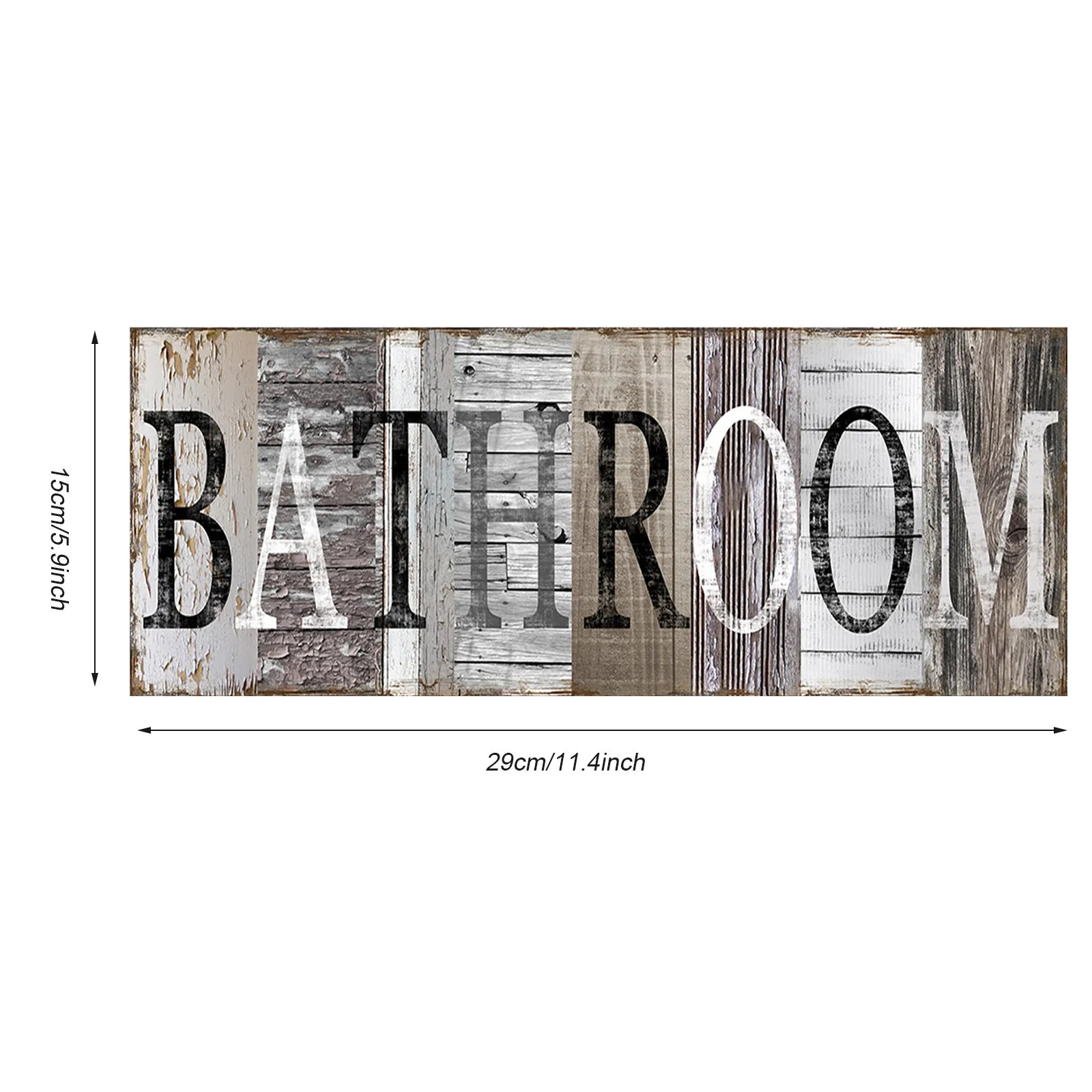 1бр Нова дървени стенни табели за баня, знак за домашен интериор, градина, висящи за стената на изкуството, декоративни стенни знак за баня 2023
