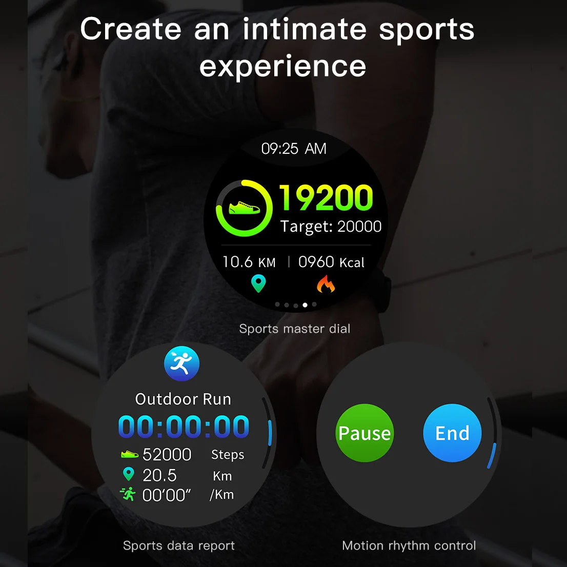 2023 Нови Спортни Фитнес Мъжки Смарт Часовник с Напомняне За Сердечном Ритъм, Водоустойчиви Дамски 1,3 