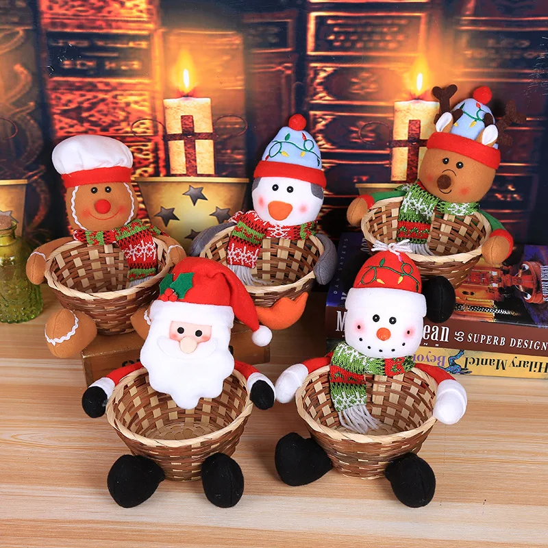 2024 Весела Коледа Дядо коледа, Снежен човек Подаръчен пакет с хапчета за бонбони Коледно парти на Коледа Навидад Коледни подаръчни Пакети Опаковъчни Материали