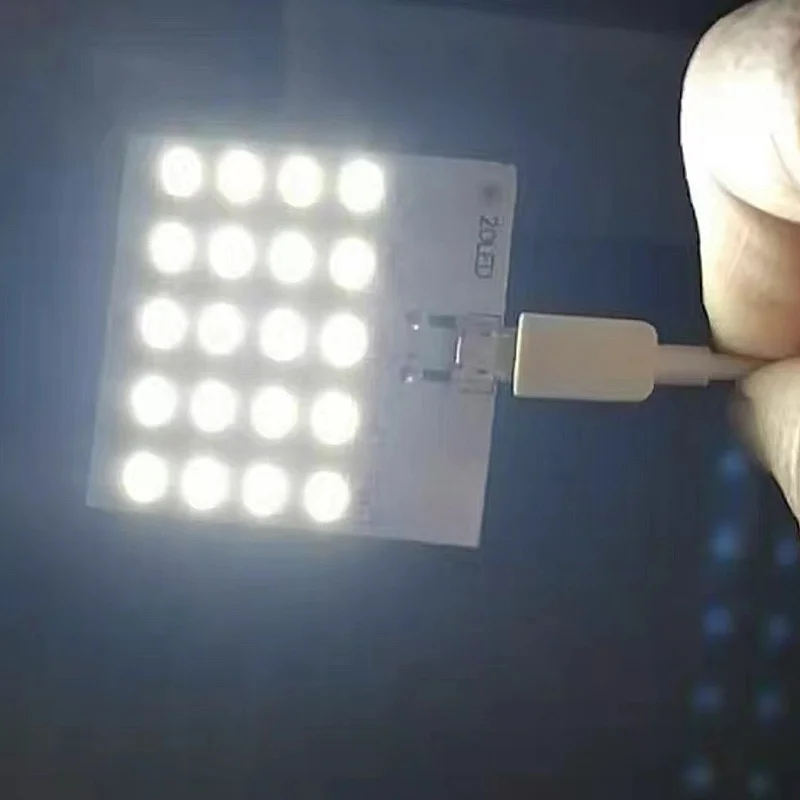 5 бр. светодиодна осветителна плоча, лампа за аварийно осветление, мобилен интерфейс Micro USB, направи си сам