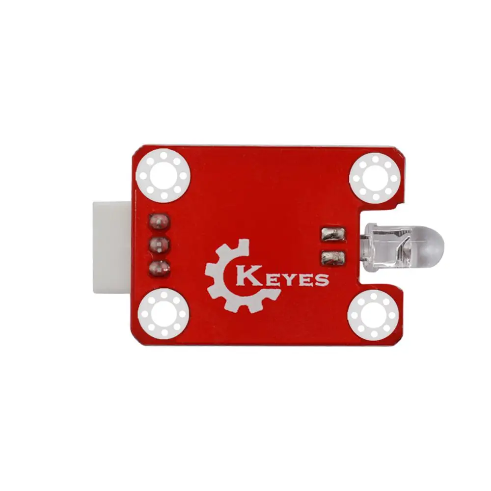 5 бр. сензор за инфрачервено лъчение keyes brick IR (дупка в накладке), противореверсивный щекер, бяла клемма за Arduino