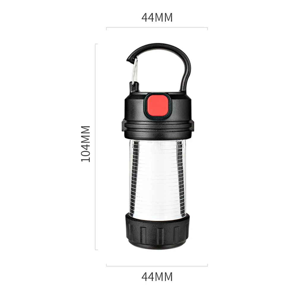 5 режима на Кемпинговый фенер на открито USB Акумулаторна Авариен лампа за къмпинг, водоустойчив Преносим ключодържател-фенерче, мини-фенерче