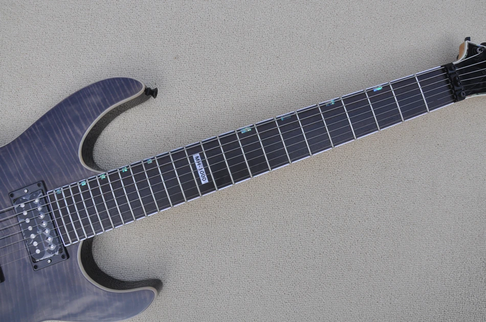 7-електрическа китара Низ от огнения клен с тремоло-бриджем, звукосниматели HH, предложението за поръчка