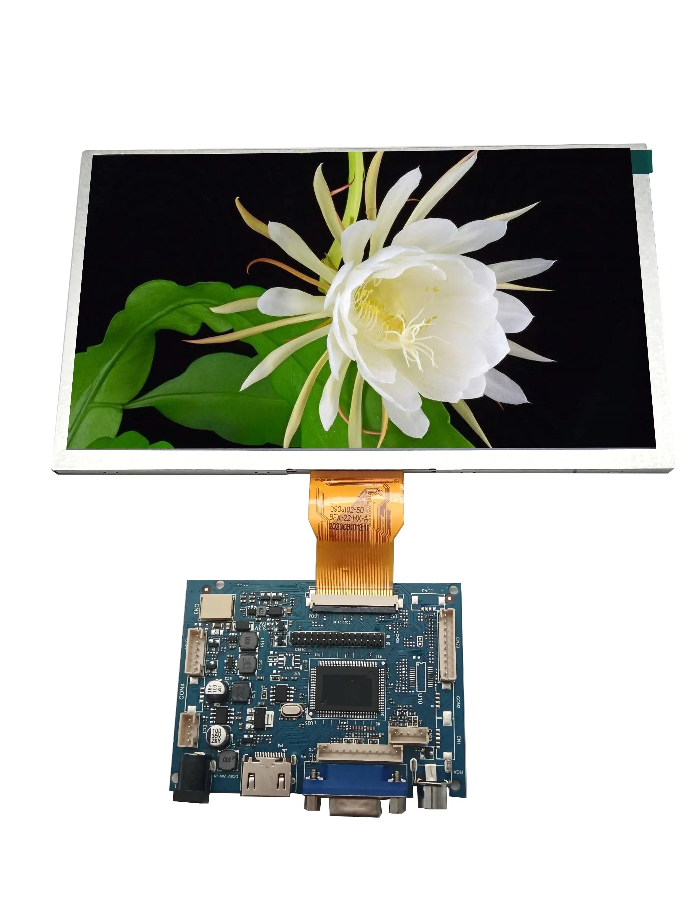 9-инчов сензорен LCD екран rgb50pin, промишлен екран за управление, такса HDMI 1024 * 600/800*480 IPS модул TFT, директни продажби с фабрика