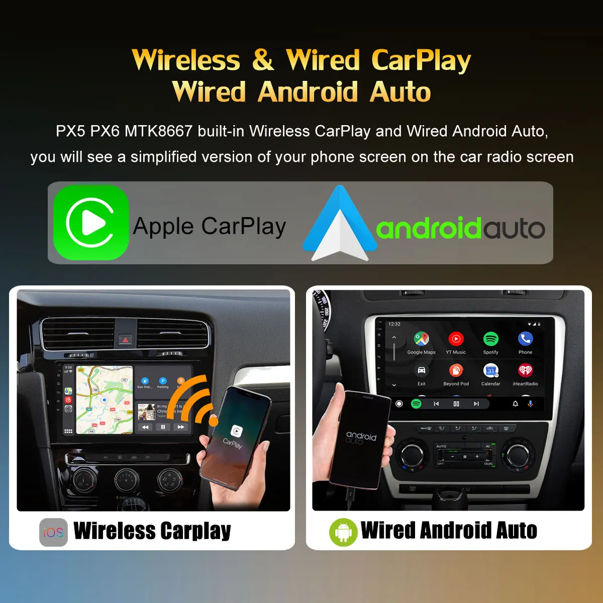 Android 11 8 Основната 8G + 128G За Главното Устройство Авто Стерео Player За Jeep Wrangler 3 JK 2011-2014 CarPlay Видео GPS Радио Екран Аудио