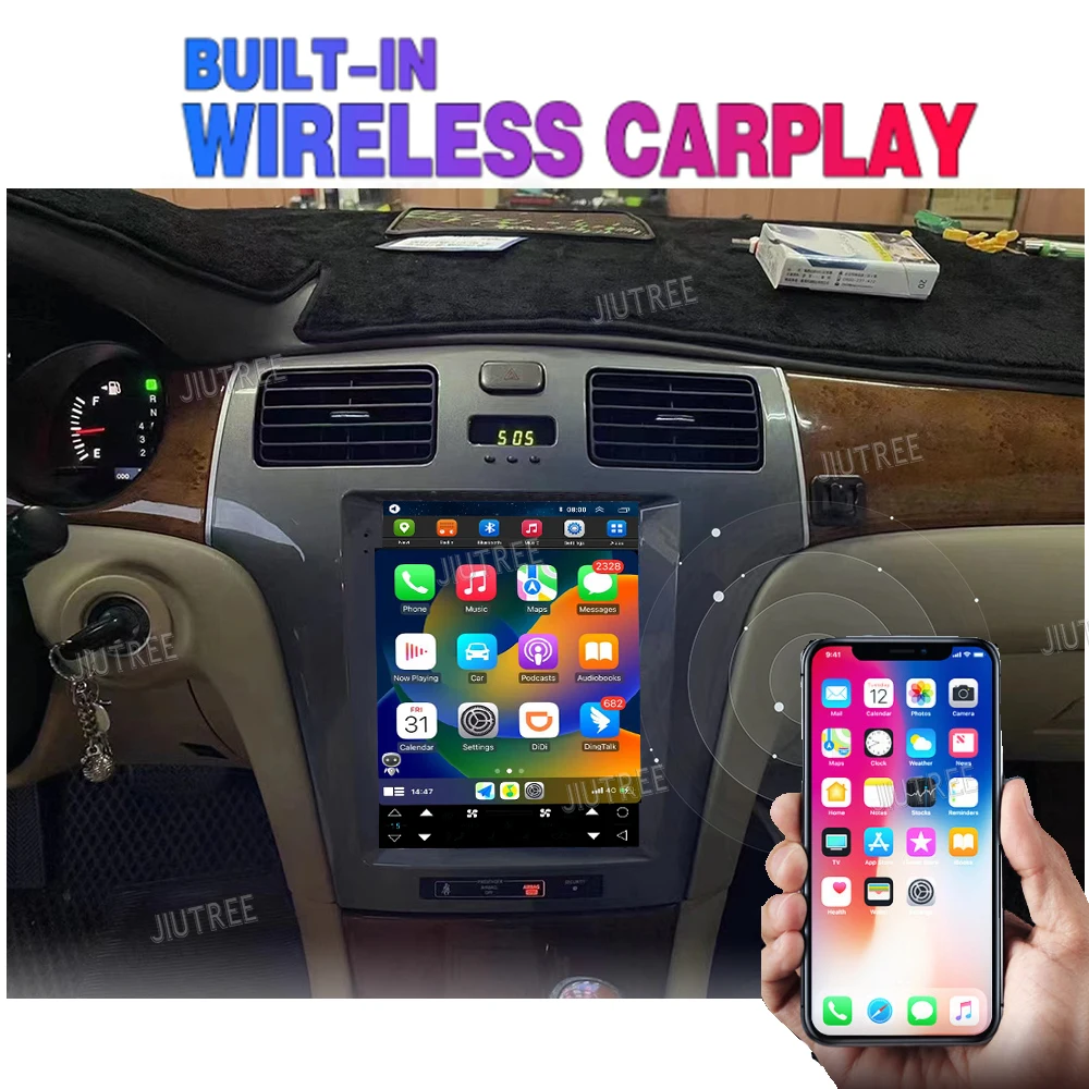Android 13 За Lexus ES ES250 ES300 ES330 ES350 2001-2005 Радиото в автомобила Автоматична Навигация GPS, Стерео DVD Плейър CARPLAY Мултимедия