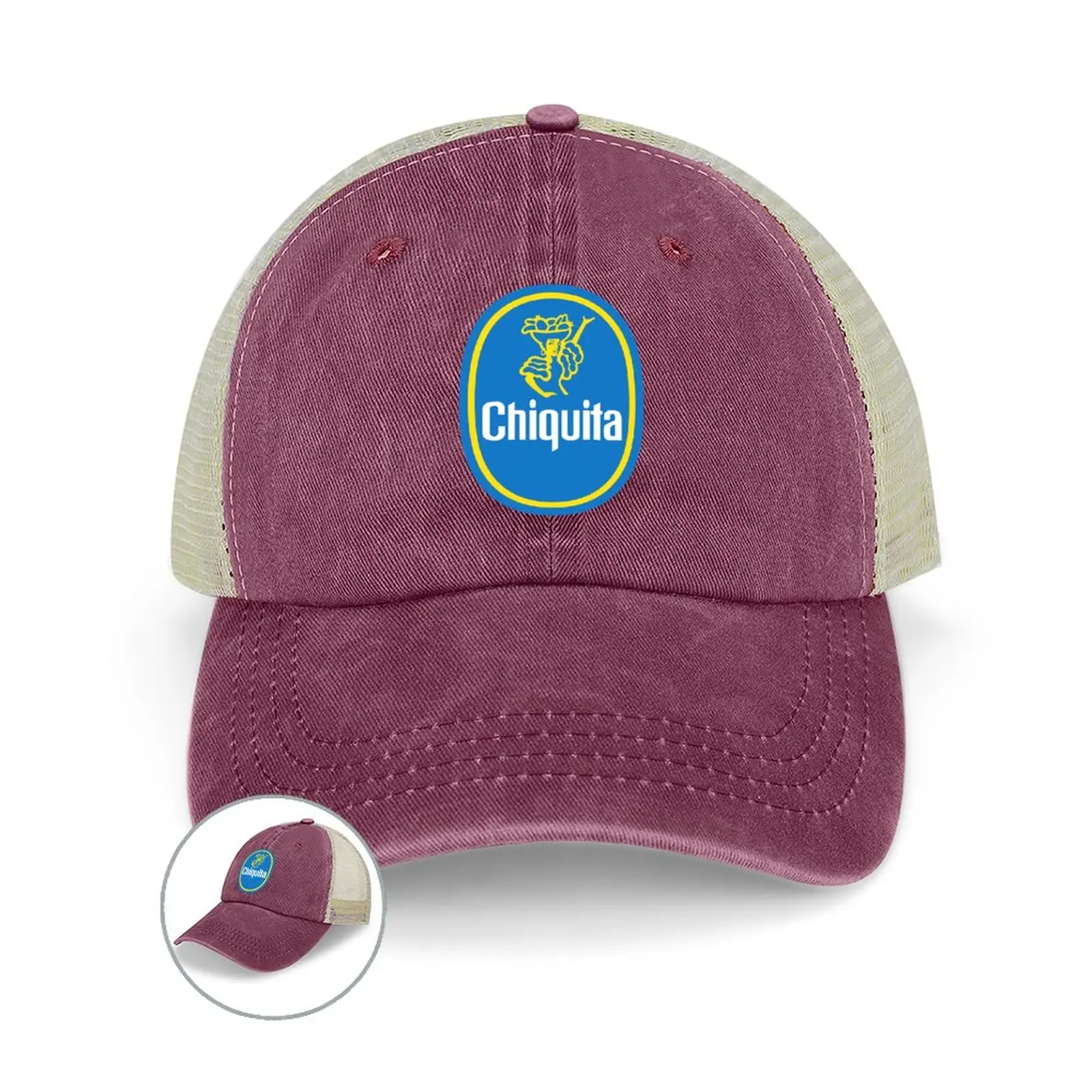 Chiquita Label Ковбойская шапка, полистирен шапки за партита, шапка за голф, луксозна марка шапка за жени, 2023 Мъжки