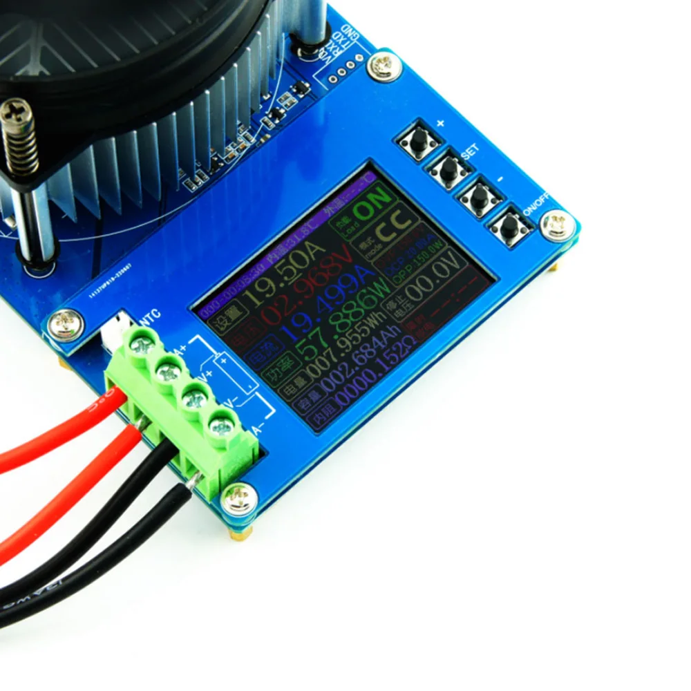 DTL150 Електронна натоварване с ЦПУ DC150W Регулируем LCD волтметър за постоянен ток, амперметър, тестер от капацитета на батерията с вилица от САЩ до ЕС