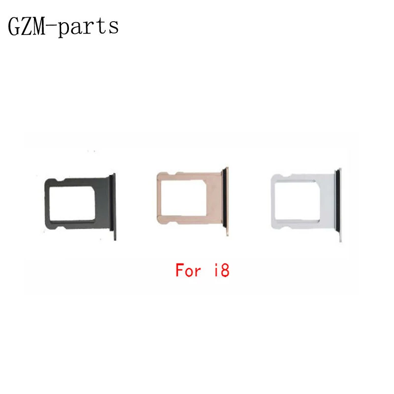 GZM-резервни части, 5 бр./лот, притежателят на Тавата за SIM карта, Адаптер За iphone 8 8 plus 8plus X, Сменяеми Аксесоари За Мобилни телефони