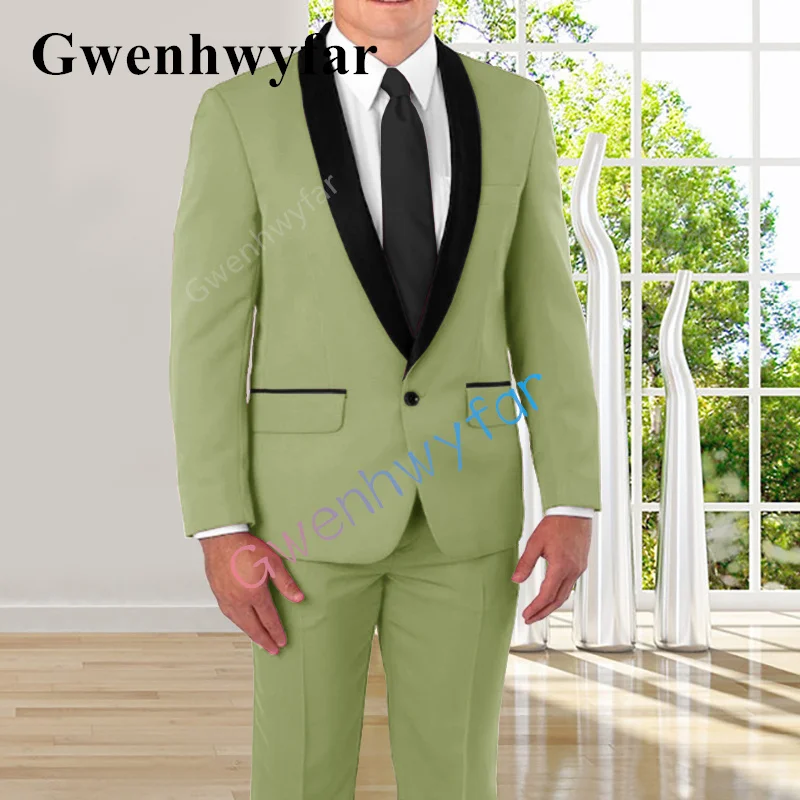Gwenhwyfar, новият годишен однобортный костюм за младоженеца на сватбата, casual стил, светло оранжево смокинг, модерен комплект от 2 теми