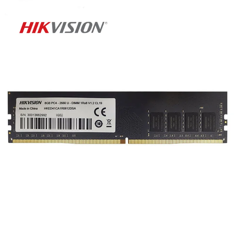 HIKVISION DDR4 RAM 8GB 16G 2666 3200 Mhz Настолна памет, без буфер DIMM Жилетка в райе