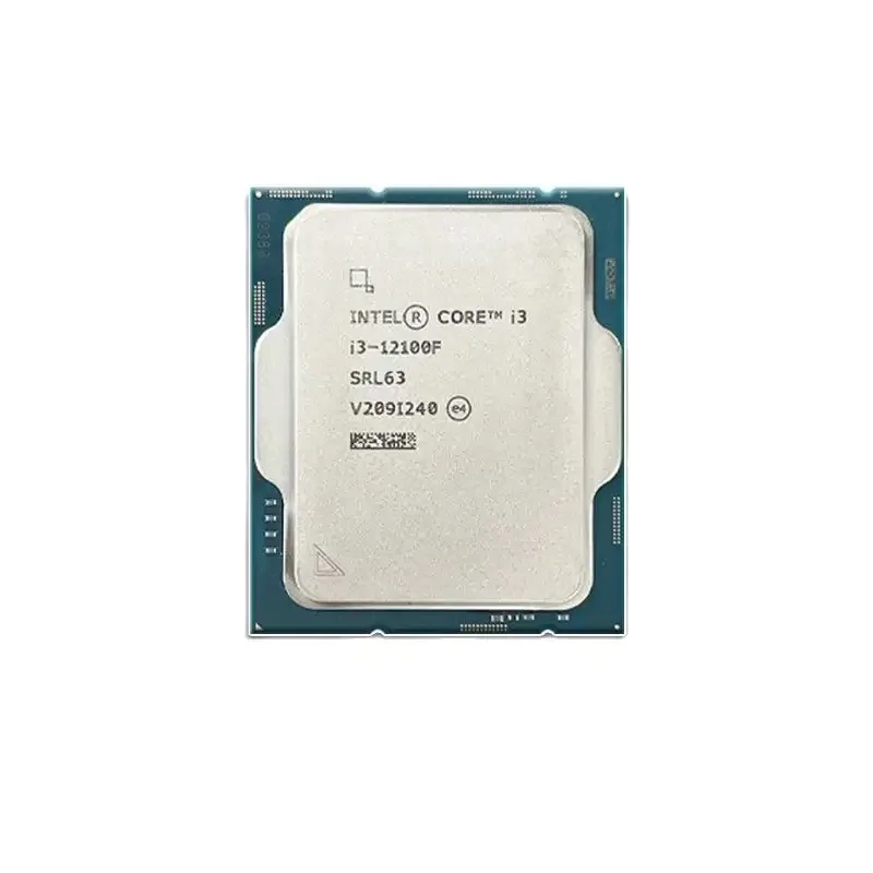 Intel Core i3-12100F i3 12100F 3,3 Ghz 4-ядрен 8-стрийминг процесор Intel 7 L3 = 12M 60W LGA 1700 Нов в запечатан вид и с охладителя