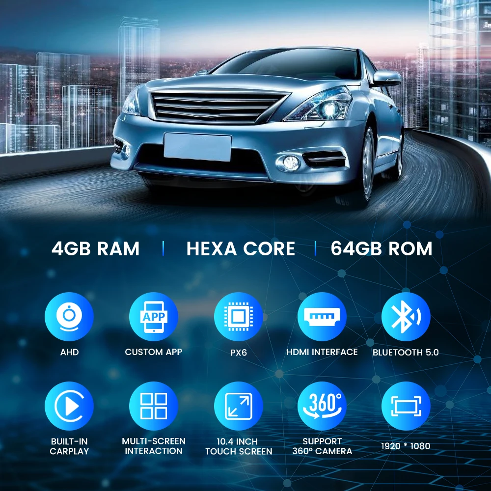 Junsun за Nissan Teana Altima 2013-2018 10,4 инча Tesla стил GPS навигация Carplay Авто Android главното устройство мултимедиен плеър