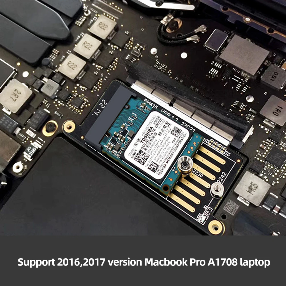 M. 2 NVME M Key SSD адаптер, четец на карти за MACBOOK PRO 2016/2017 A1708 Щепсела и да играе конвертор на външен твърд диск CF-карта