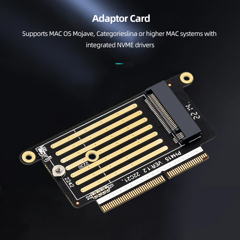 M. 2 NVME M Key SSD адаптер, четец на карти за MACBOOK PRO 2016/2017 A1708 Щепсела и да играе конвертор на външен твърд диск CF-карта