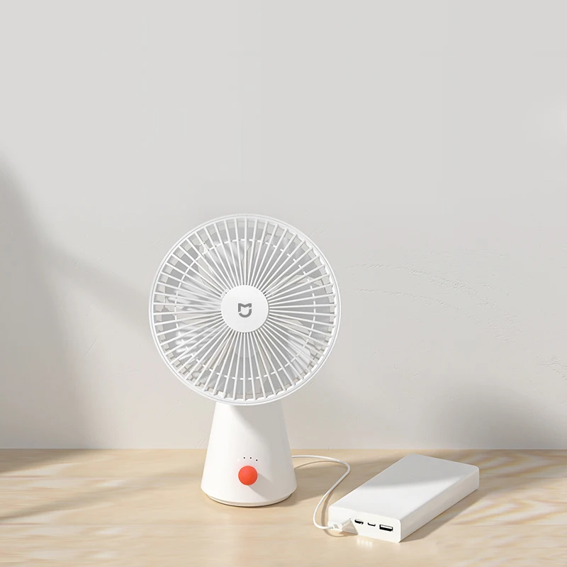 Xiaomi Mijia Безжичен настолен вентилатор, ръчен мини акумулаторна батерия за преносим вентилатор, улични феновете за хотел, офис, битови вентилатори