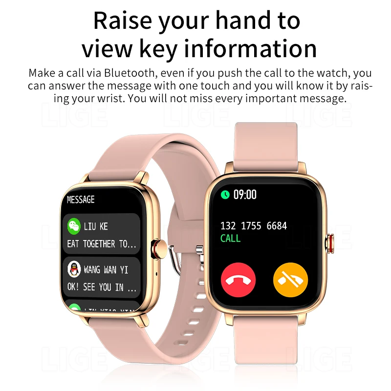 Xiaomi Mijia Смарт часовници Bluetooth Покана Фитнес-смарт часовници с контрол на съдържанието на кислород в кръвта, часовници с пълен сензорен екран, спортен гривна, мъжки ръчен часовник