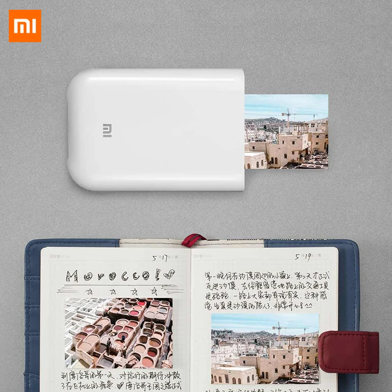 Xiaomi mijia AR Printer 300 dpi Преносим мини-джобен фото принтер с участието на САМ Share 500 ма Mi printer джобен принтер кандидатури за работа mijia