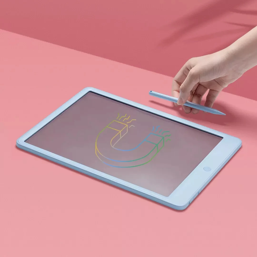 Xiaoxun 12-инчов LCD таблет за рисуване Копирни дъска за въвеждане на ръкописен текст Преносими Бележник за писма с дръжка за деца Електронен цифров таблет