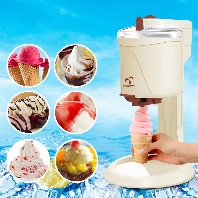 Автоматична Машина за приготвяне на сладолед с мека сервиране, Масивна битова Малка Машина за приготвяне на сорбета, Плодов Десерт, кисело мляко, лед