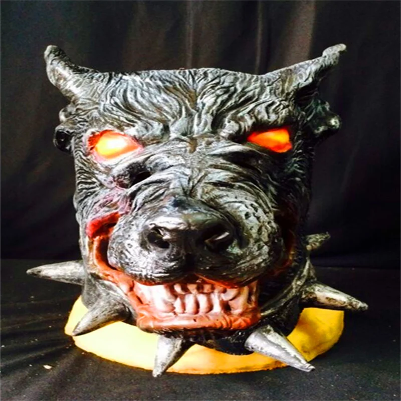 Аниме Маска lycanthrope, животното Вълк, реалистични косплейные латексови маски, костюми за Хелоуин, аксесоари, Карнавални шапки, подпори за партита