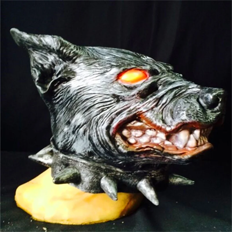 Аниме Маска lycanthrope, животното Вълк, реалистични косплейные латексови маски, костюми за Хелоуин, аксесоари, Карнавални шапки, подпори за партита