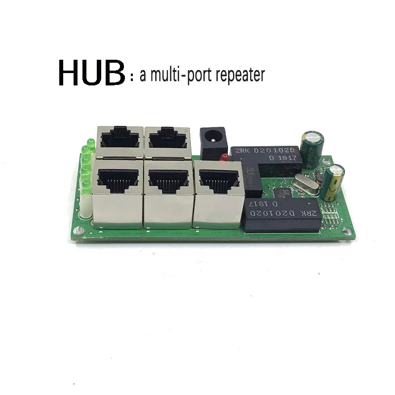 Бърз табло mini 5 port ethernet switch 10/100 Mbps мрежов комутатор rj45 hub печатна платка модул модул за системна интеграция