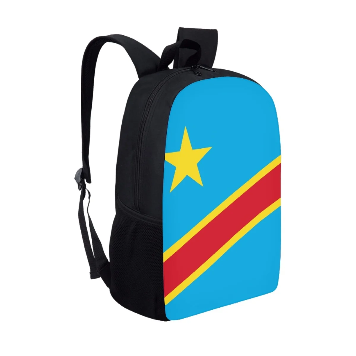 Детска раница с Флага на Република Конго, Дизайнерски Модерни Детски Училищни Чанти Голям Капацитет За Момчета И Момичета, Чанти и калъфи за Книги Mochila Infantil