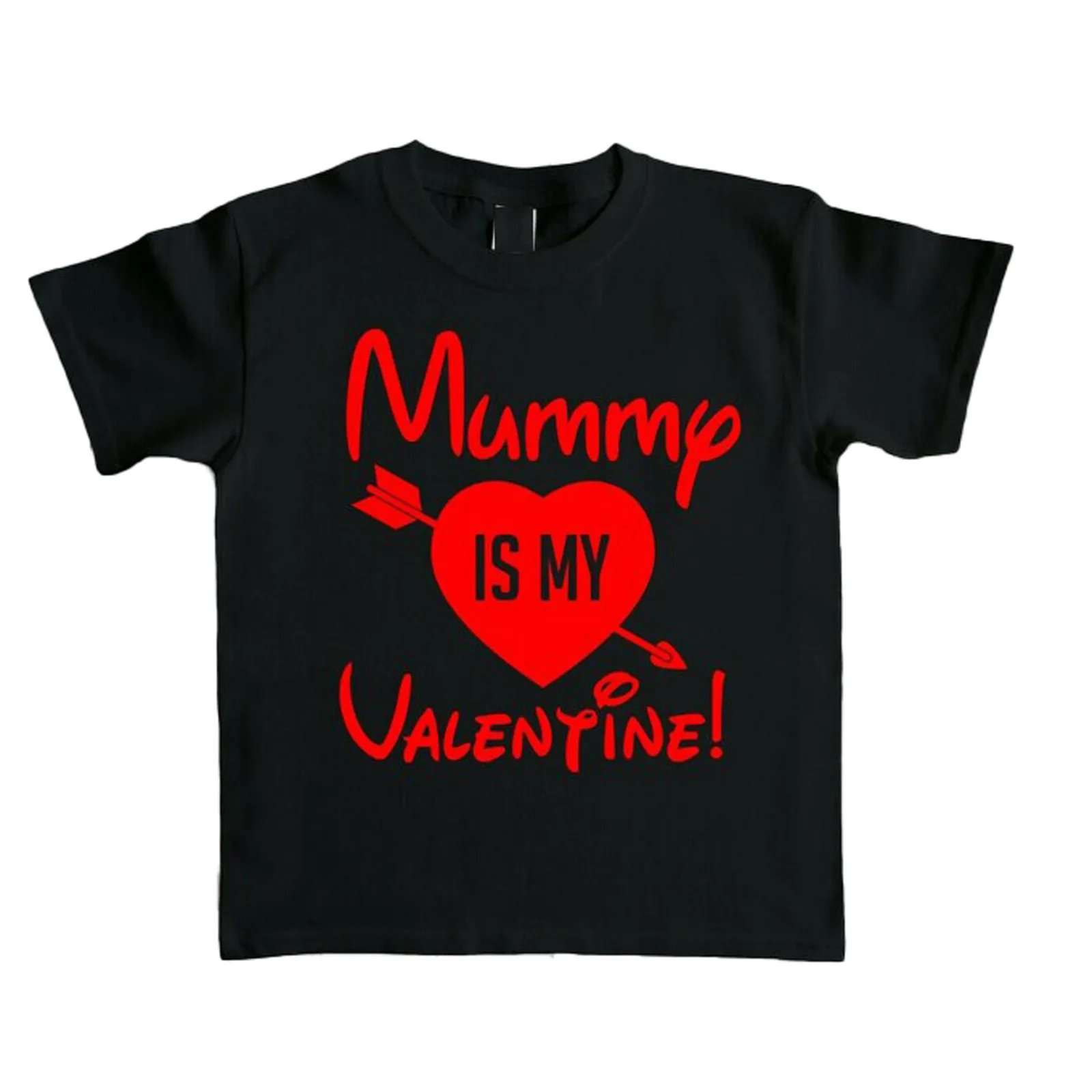 Детска тениска за Свети Валентин за малки момичета и момчета, блуза с писмото принтом във формата на сърце, кожен топ, Свети Валентин, hoody за момчета Размер 7