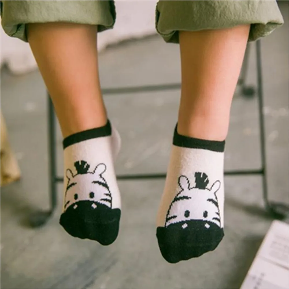 Детски Пръсти, Тънки Памучни Чорапи с Шарките на Малък кораб 