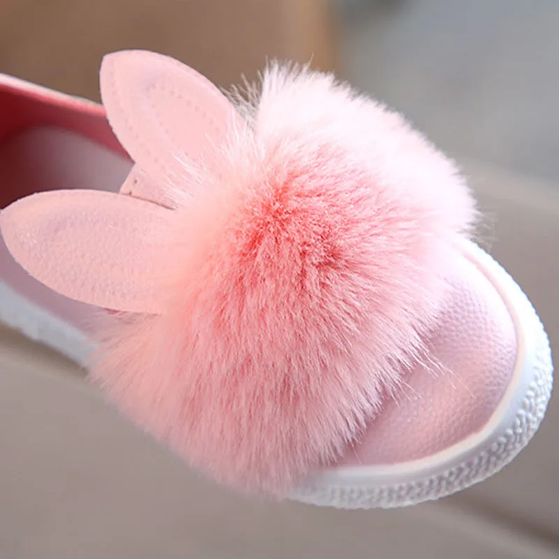 Детски обувки, нова есенна обувки с красиви заячьими уши за деца, спортни ежедневни обувки принцеси за момичета, детски гуменки за момичета, ЕС 21-30