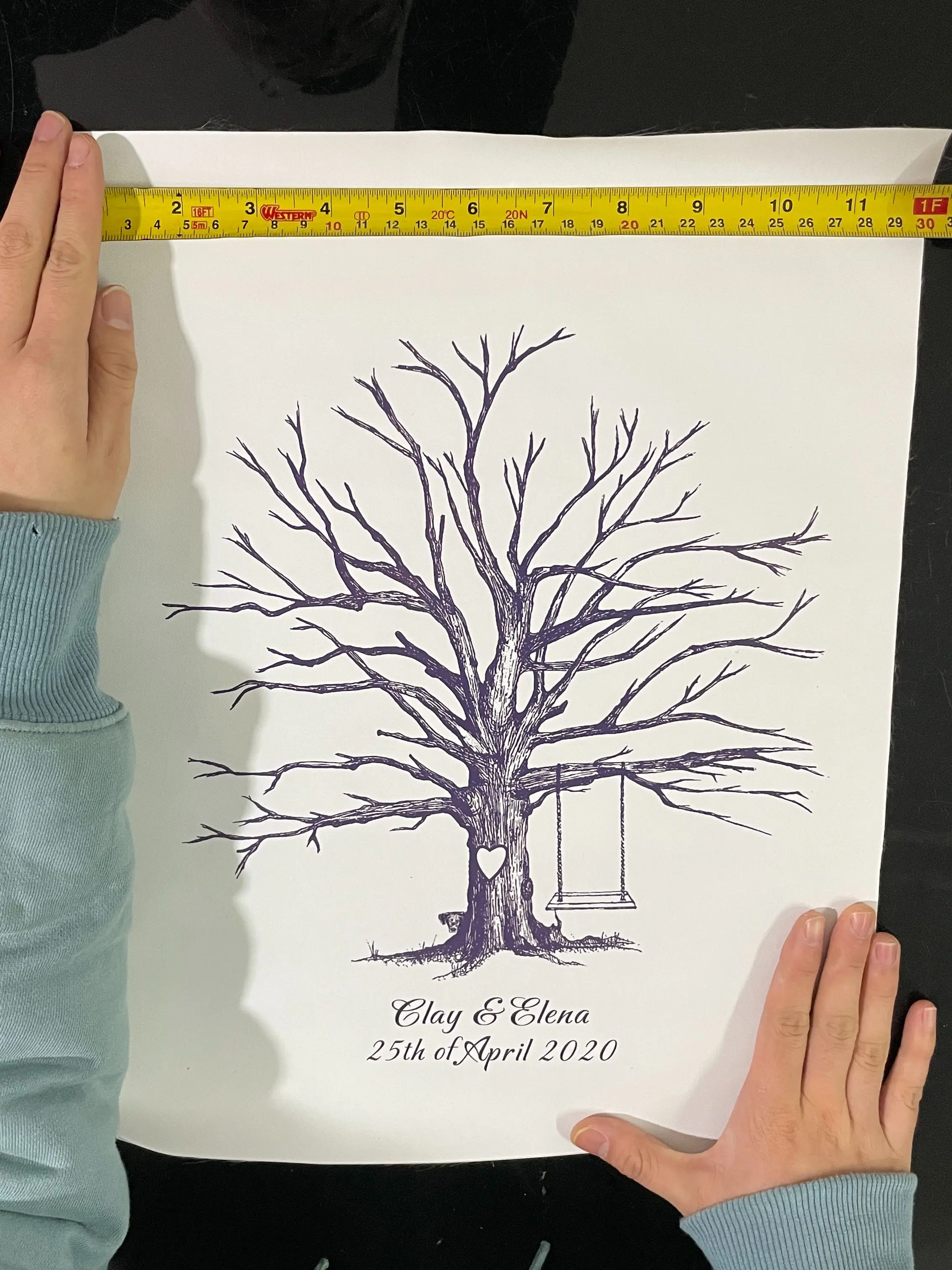 Децата Момче Първото Свето Причастие Парти в полза на пръстови отпечатъци Дърво Книга за подпис Момиче на 13-ия Рожден Ден Сувенир, Подарък Картина мастило