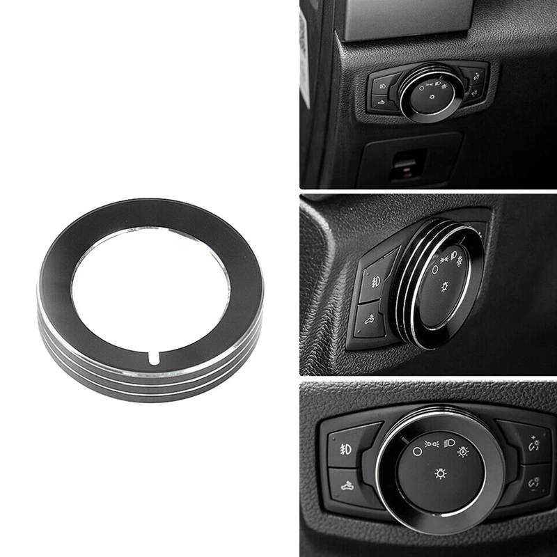 Дръжка Аудиофары Централна Конзола, декоративни пръстен, пръстен за вътрешната дръжка, автоаксесоари за Ford Mustang 15-20