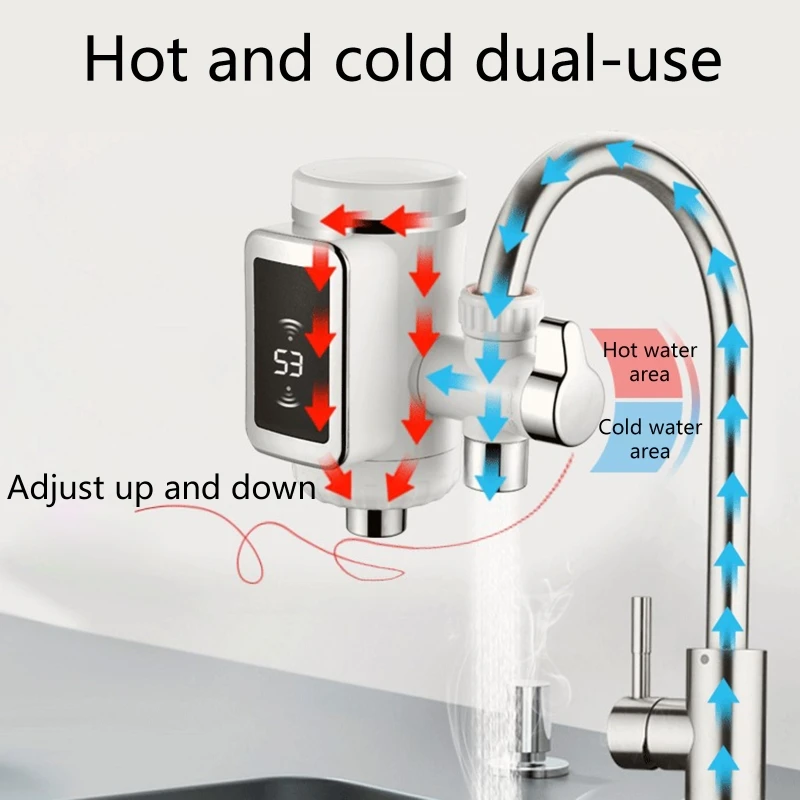 Електрически бойлери Кран миг загряване на топла вода Кран на студено Отопление Безцилиндровый проточный бойлер