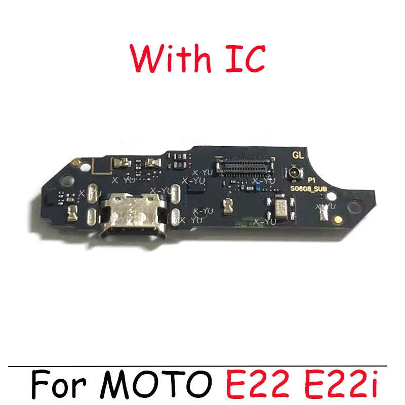 За Motorola Moto E13 E20 E30 E40 E32 E32S E22 E22i USB Порт За Зареждане на Зарядно устройство Конектор За Зареждане Микрофонной заплата Гъвкав Кабел