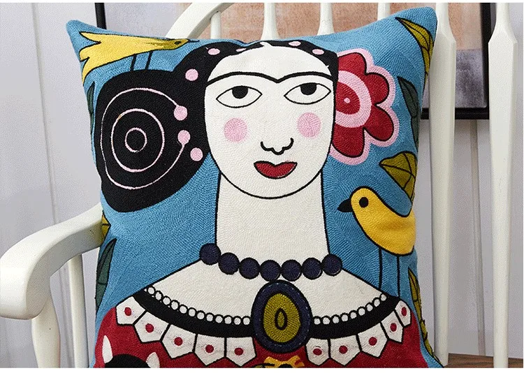 Ленена торбичка за диванной възглавници Picasso с набивным модел, калъфка за възглавница, украса за дома, вечерни постелки за автомобил