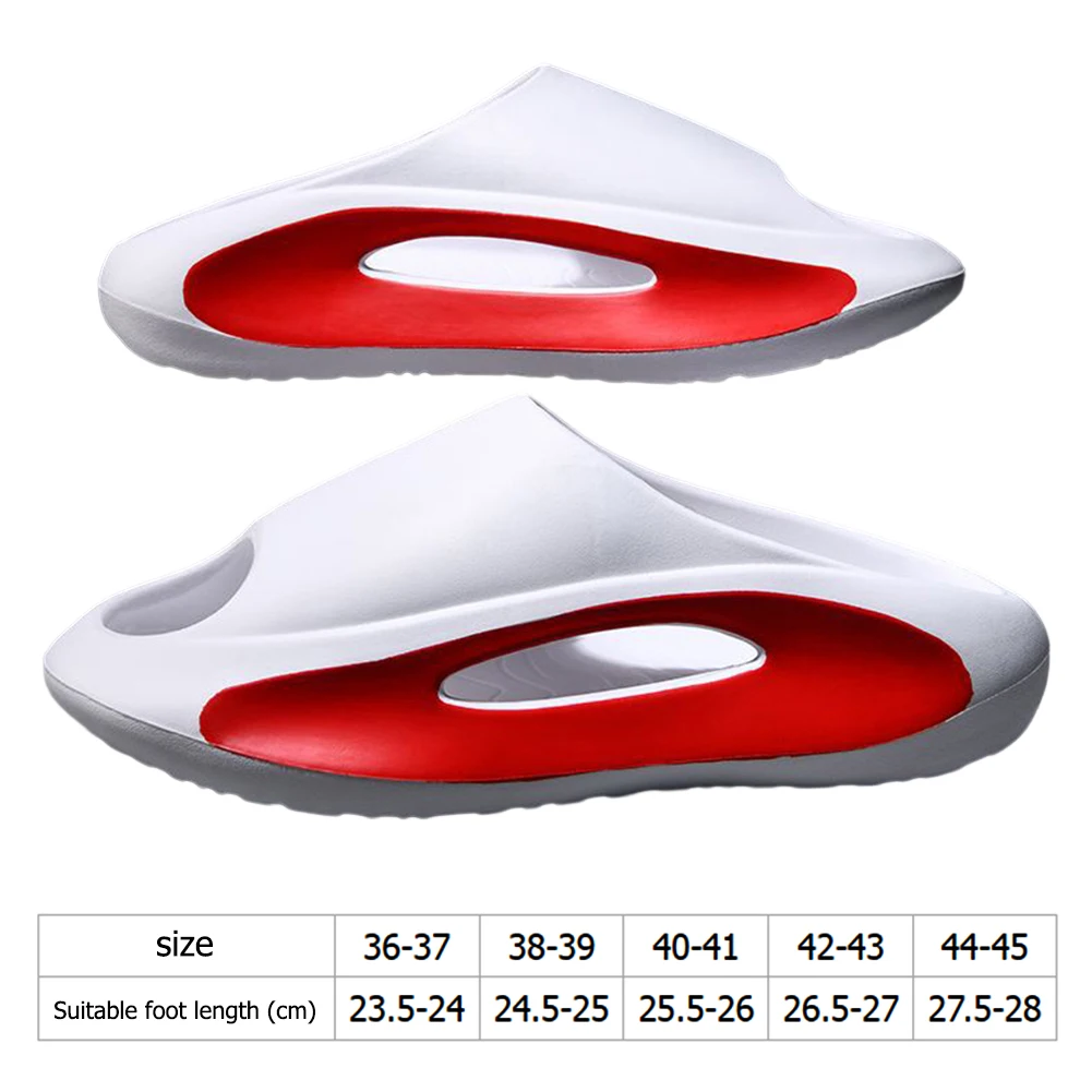 Летни маратонки от ЕВА, нескользящая обувки за водни спортове на платформата, дишаща, с куха дебела подметка, удобни за плажни спортове