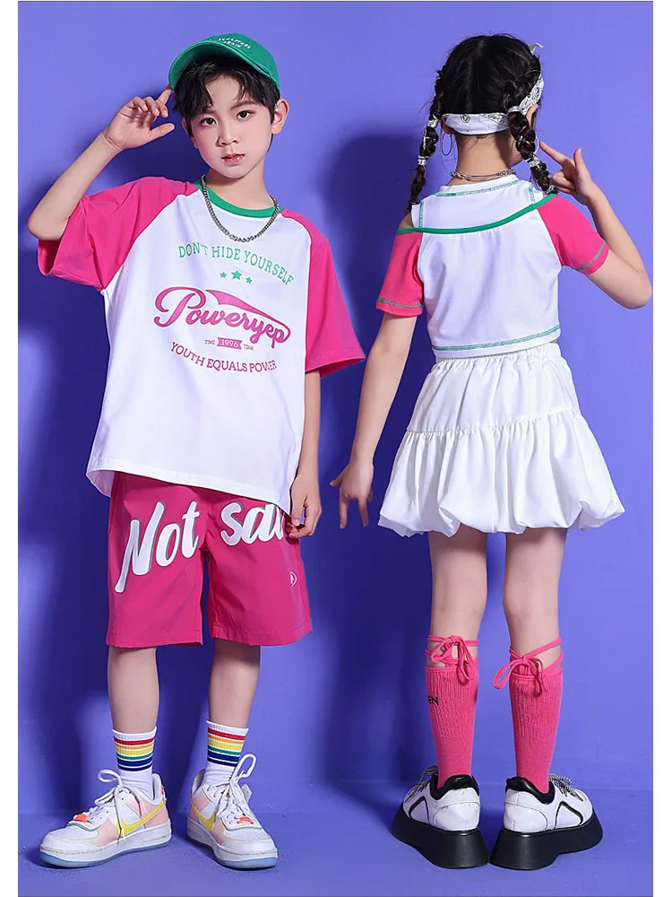 Лятна детска мода екип за поддръжка на момчетата, ризи с къси ръкави, къси панталони, комплекти мини-тениски за момичета, плисирани поли, детски костюми