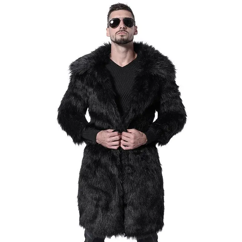 Мъжки зимни палта SEVEYFAN, паркове в стил хип-хоп, връхни дрехи с отложным яка от изкуствена кожа, супер модни и ежедневни облекла за мъже