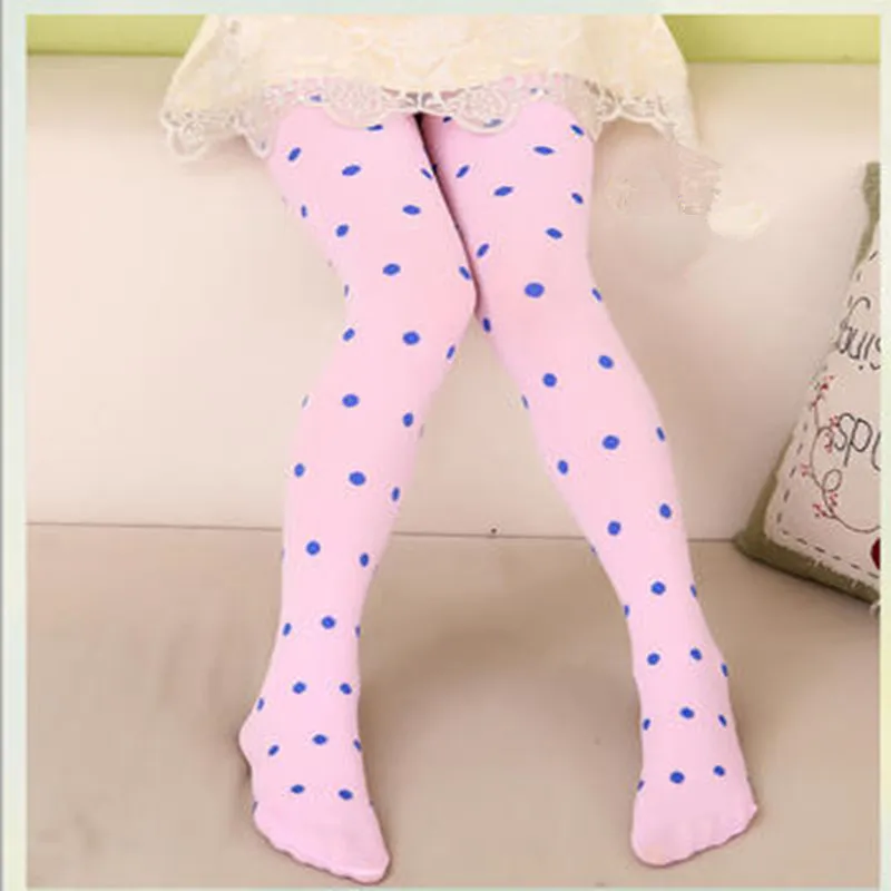 Нов дизайн, чорапогащи за момичета, прекрасни матови кадифени чорапи за децата, стегнати с принтом за момичета, 1 бр.