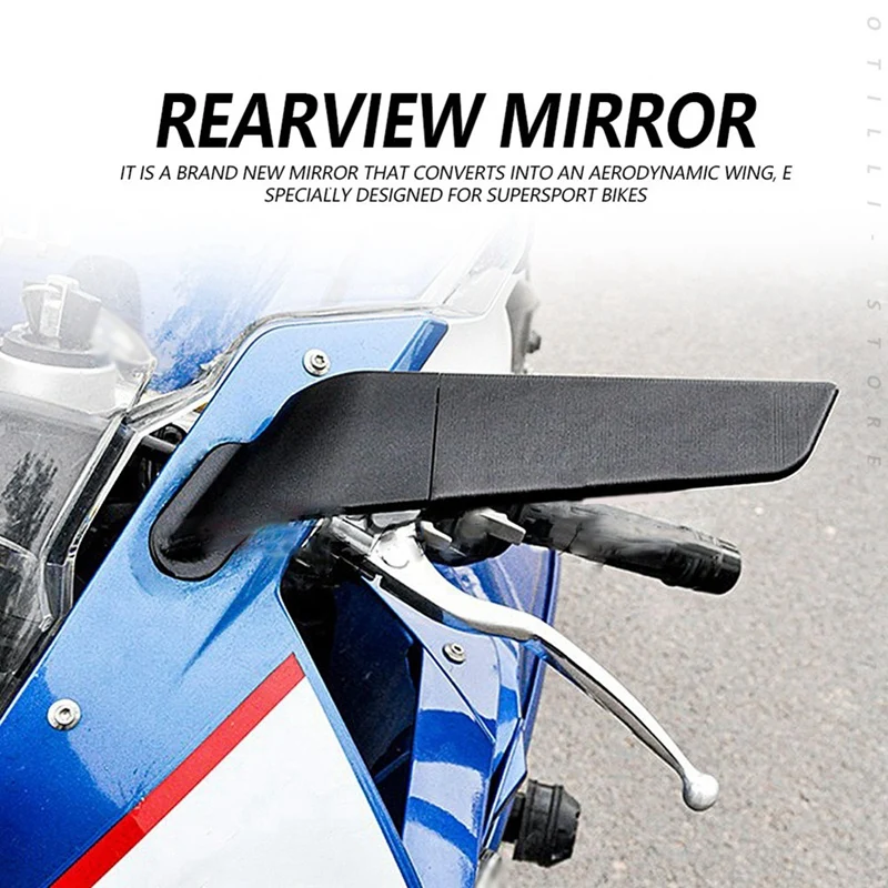 Огледала за обратно виждане за мотоциклети, Регулируема Въртящо се Странично на огледалото за обратно виждане, за BMW S1000RR S1000 RR 2009-2018