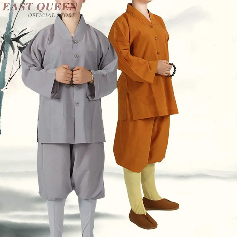 Одежди на будистки монах облекло костюм шаолиньского монах облекло на будистки монах униформи-облекла за медитация KK2262 Y