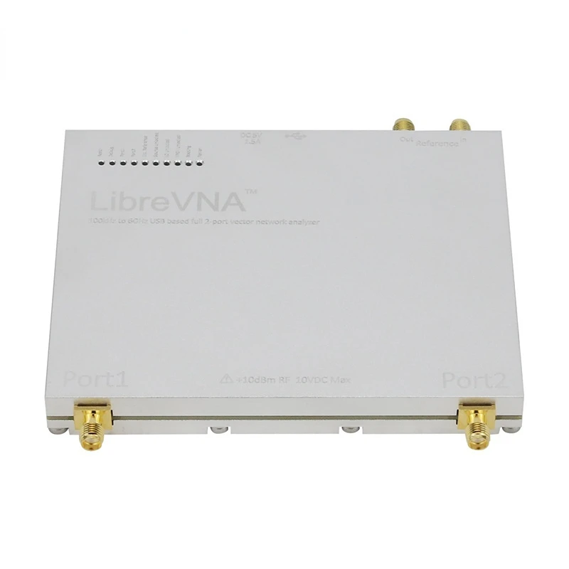 Оригинален напълно функционален 2-портов 2-канален вектор мрежов анализатор LibreVNA 100 khz - 6 Ghz в базата USB + метален корпус с ЦПУ