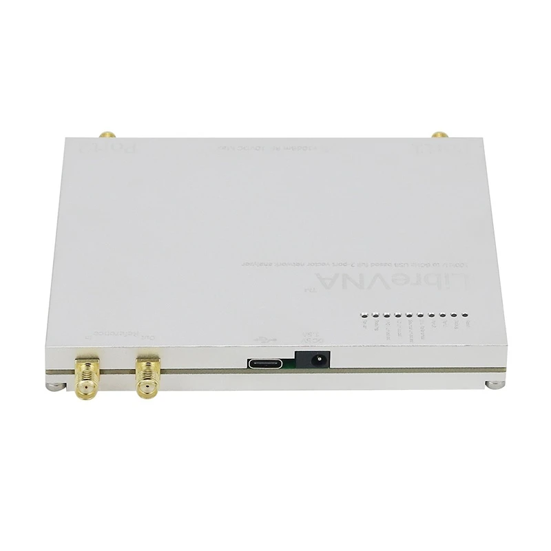 Оригинален напълно функционален 2-портов 2-канален вектор мрежов анализатор LibreVNA 100 khz - 6 Ghz в базата USB + метален корпус с ЦПУ