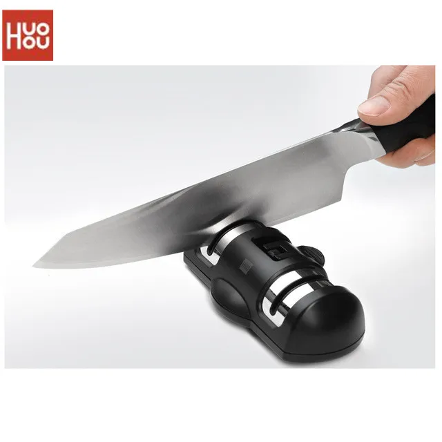 Острилка за ножове Huohou, фаза 2, от професионална кухненска острилка за камъни, шлифовъчни машини, diamond керамични воденичен инструмент