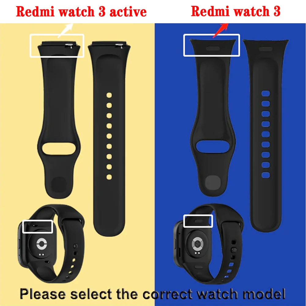 Официален същата каишка-гривна за смарт часа Xiaomi Redmi Watch 3, разменени каишка силикон за гривни Redmi Watch3